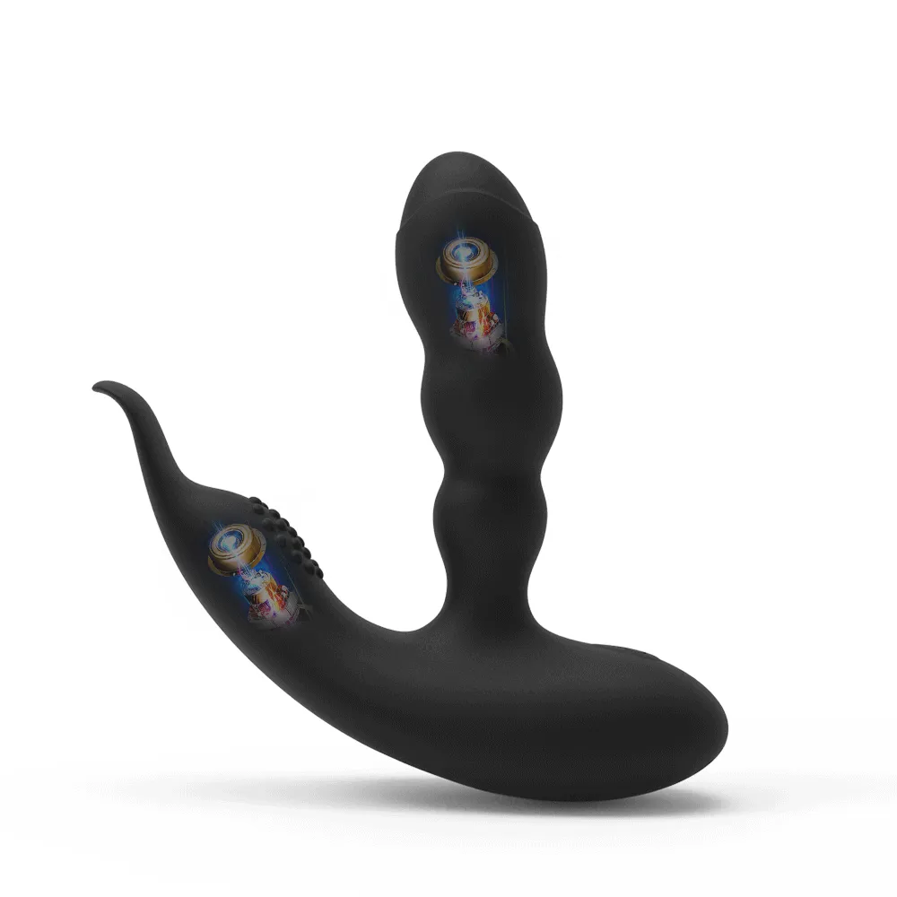 11 11 Functions   Heat,3 Point Prostate Massager Vibrator Toy for Men