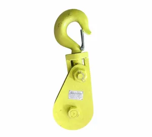 4 Ton 4-1/2" Snatch Block with Swivel Hook and Latch All-Grip