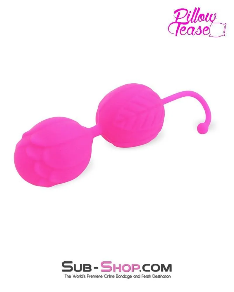 7841M      Pink Silicone Kegel Exercise Balls - LAST CHANCE - Final Closeout!