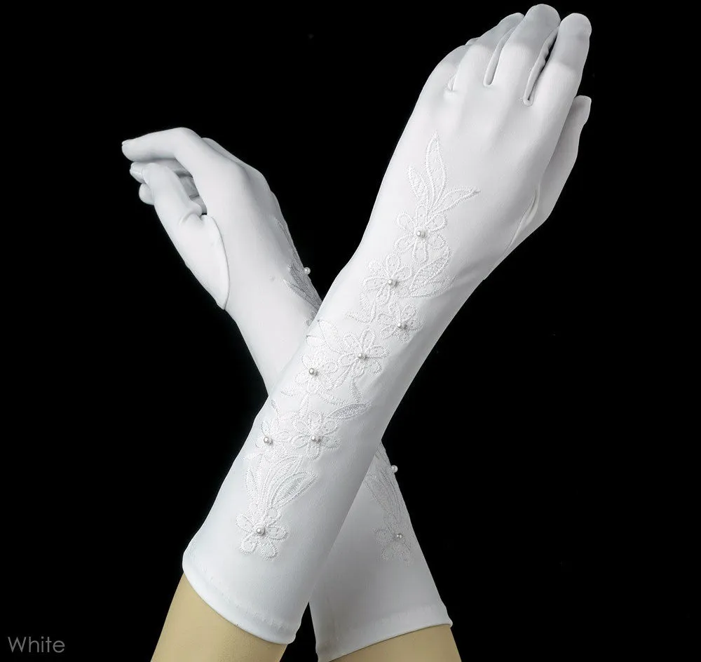 Above Elbow Length Bridal Gloves