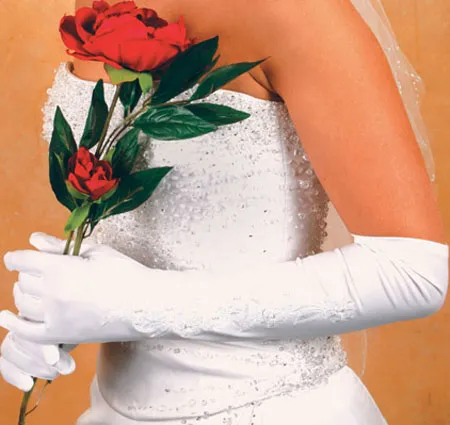 Above Elbow Length Bridal Gloves