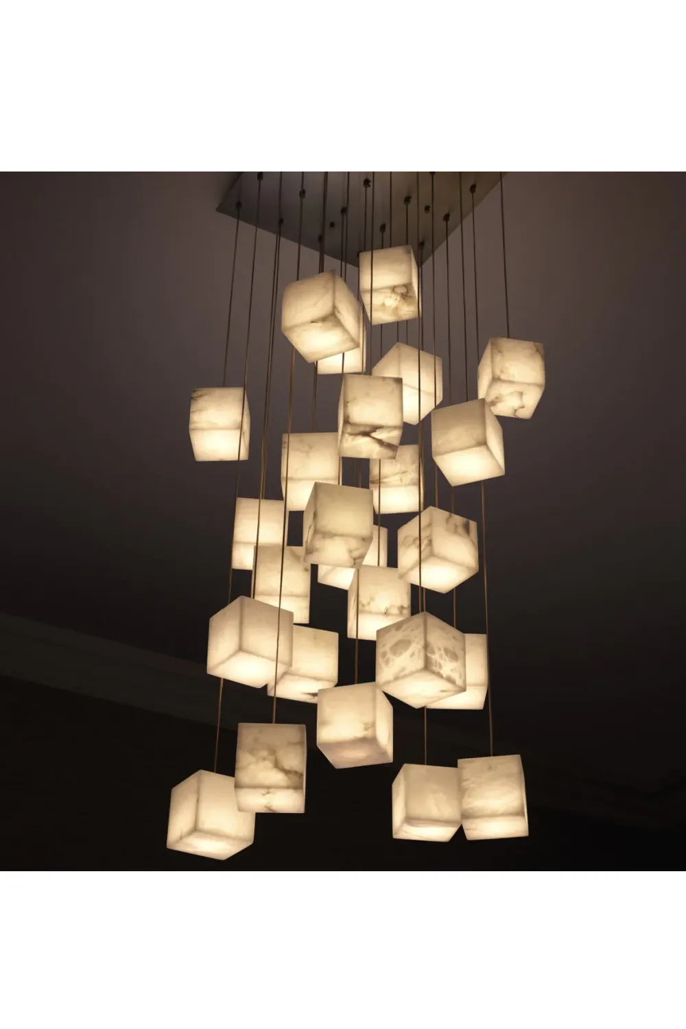 Alabaster Blocks Chandelier | Eichholtz Duboce