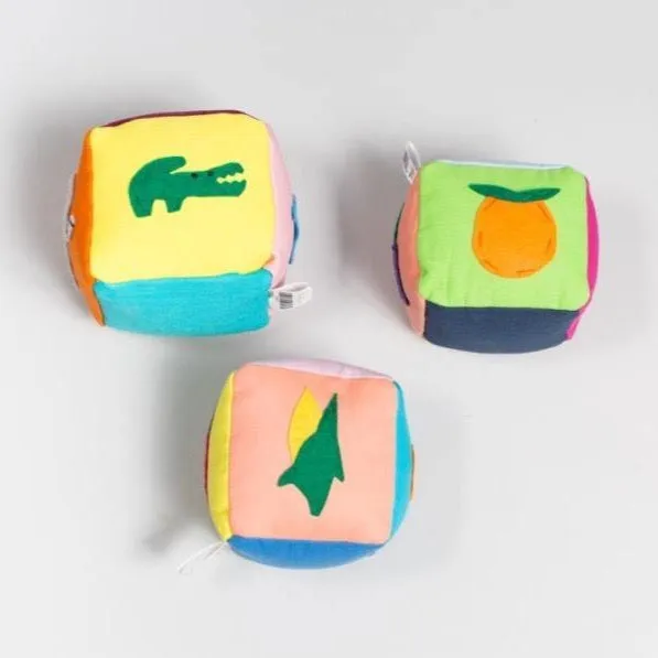 Animal, Fruit & Veggie Block Set