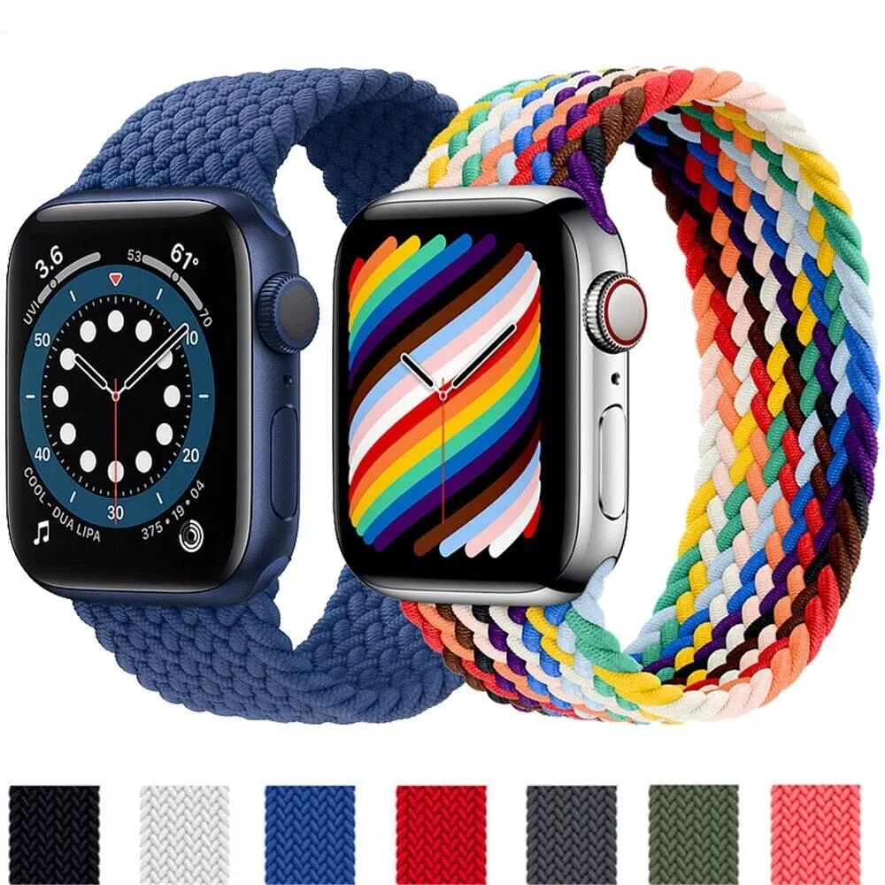 Apple Watch Braided Loop Watch Straps Replacement Bands