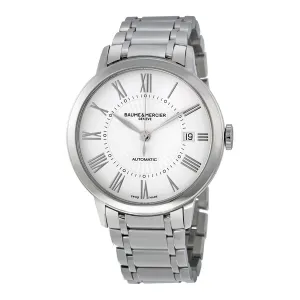 Baume and Mercier Classima  Automatic White Dial Ladies Watch MOA10220 M0A10220