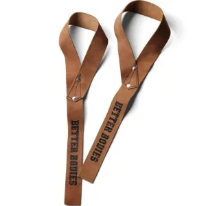 Better Bodies 1,5 In. Leather Strap - Brown