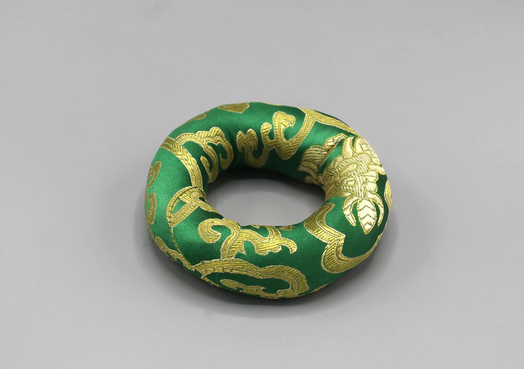 Brocade Singing Bowl Ring Cushion