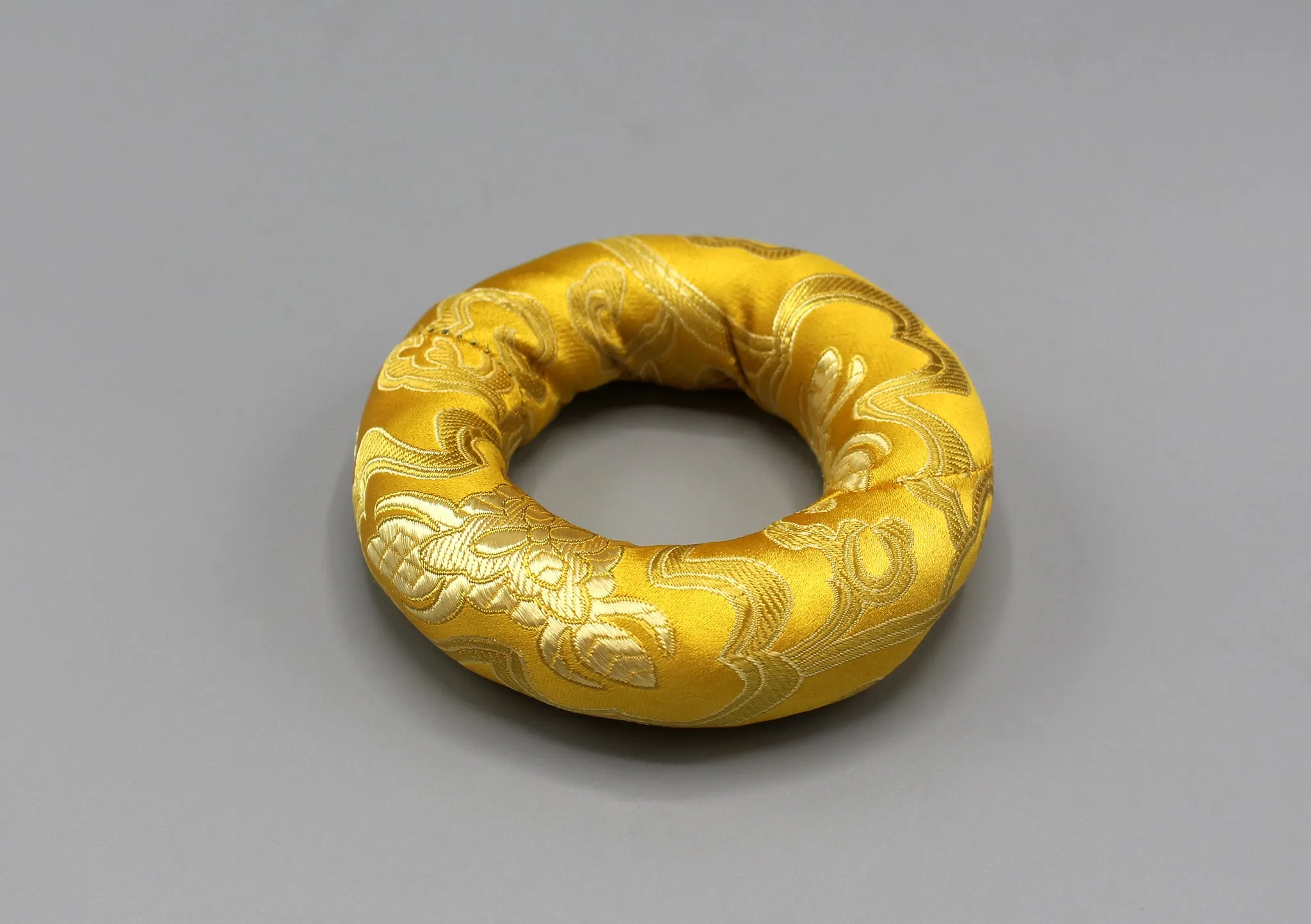 Brocade Singing Bowl Ring Cushion