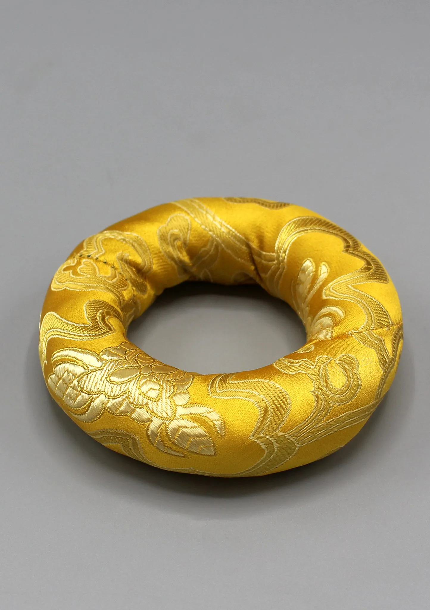 Brocade Singing Bowl Ring Cushion