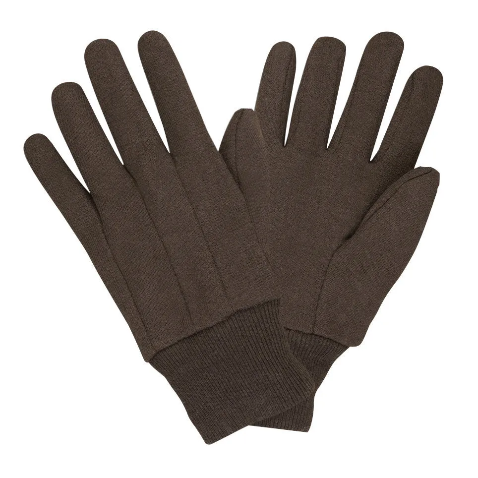 Brown Jersey Gloves