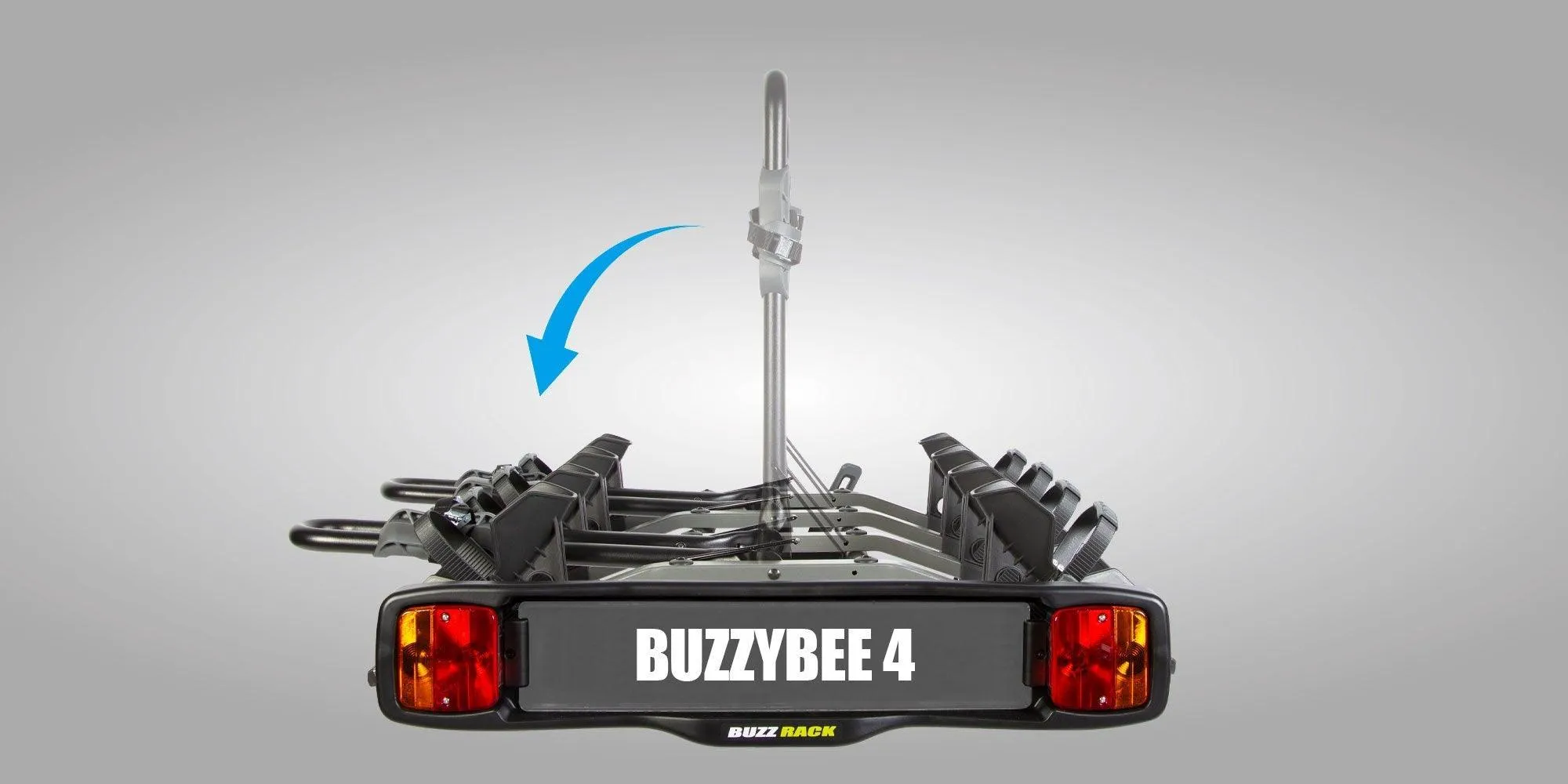 Buzzybee 4 Platform 4 Bikes Carrier V2 - Towball Mount