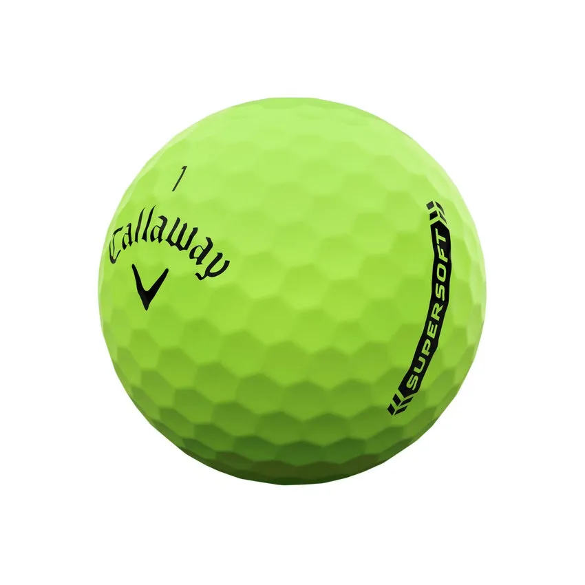 Callaway Supersoft Green Golf Balls 2023 (1 Dozen)