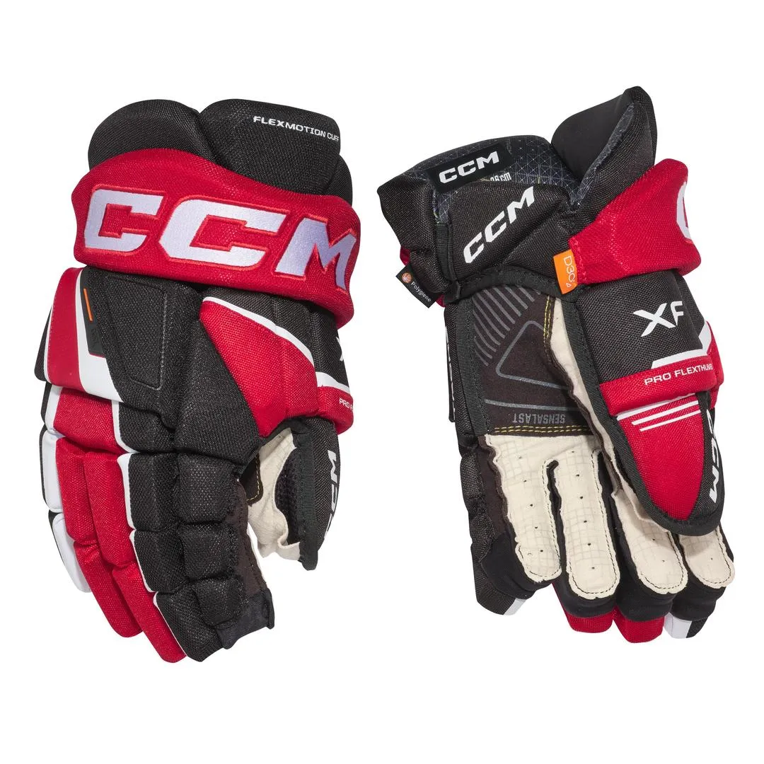 CCM Senior Tacks XF Hockey Player Gloves