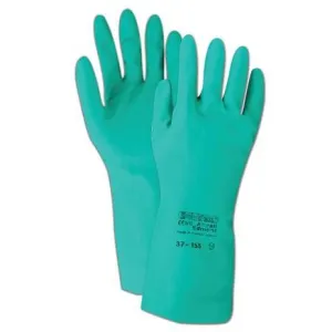 Chemical Gloves, Nitrile, 13" Length