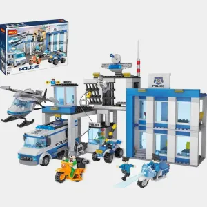 City Police Station Building Block Set For Kids