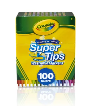 Crayola Washable Super Tip Markers 100 Pack