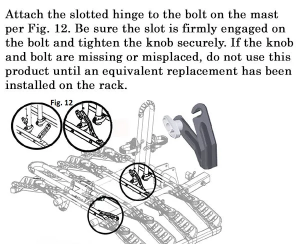 DESTINATION BRACE WITH KNOB & HARDWARE