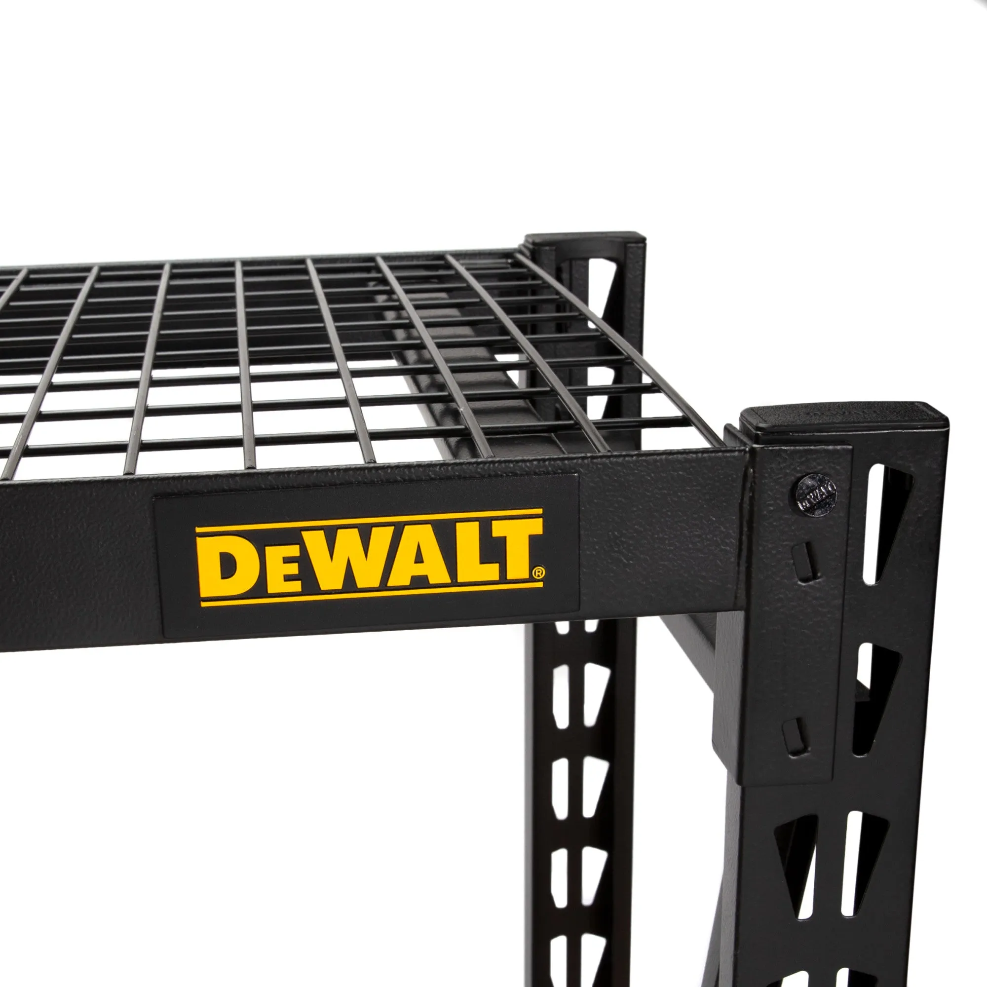 DeWalt 41659 DXST4500BLK-W 4-Foot Tall, Black Frame 3 Shelf Steel Wire Deck Industrial Storage Rack