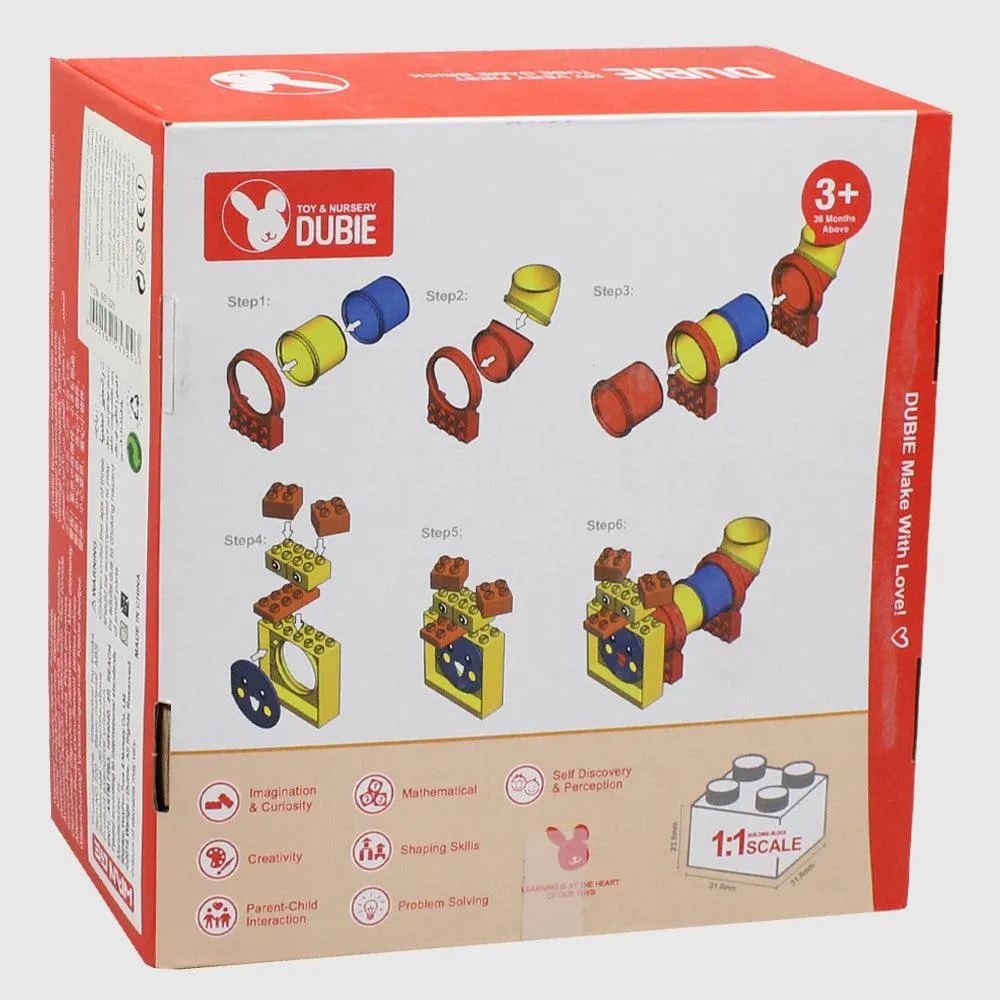 Dubie Building Blocks Educational - Puppy Tube Game 15 Pcs