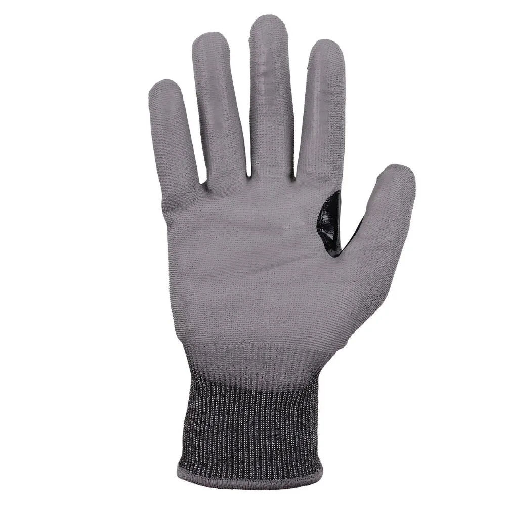 Ergodyne 18073 #7071 1-pair M Gray ANSI A7 PU Coated CR Gloves