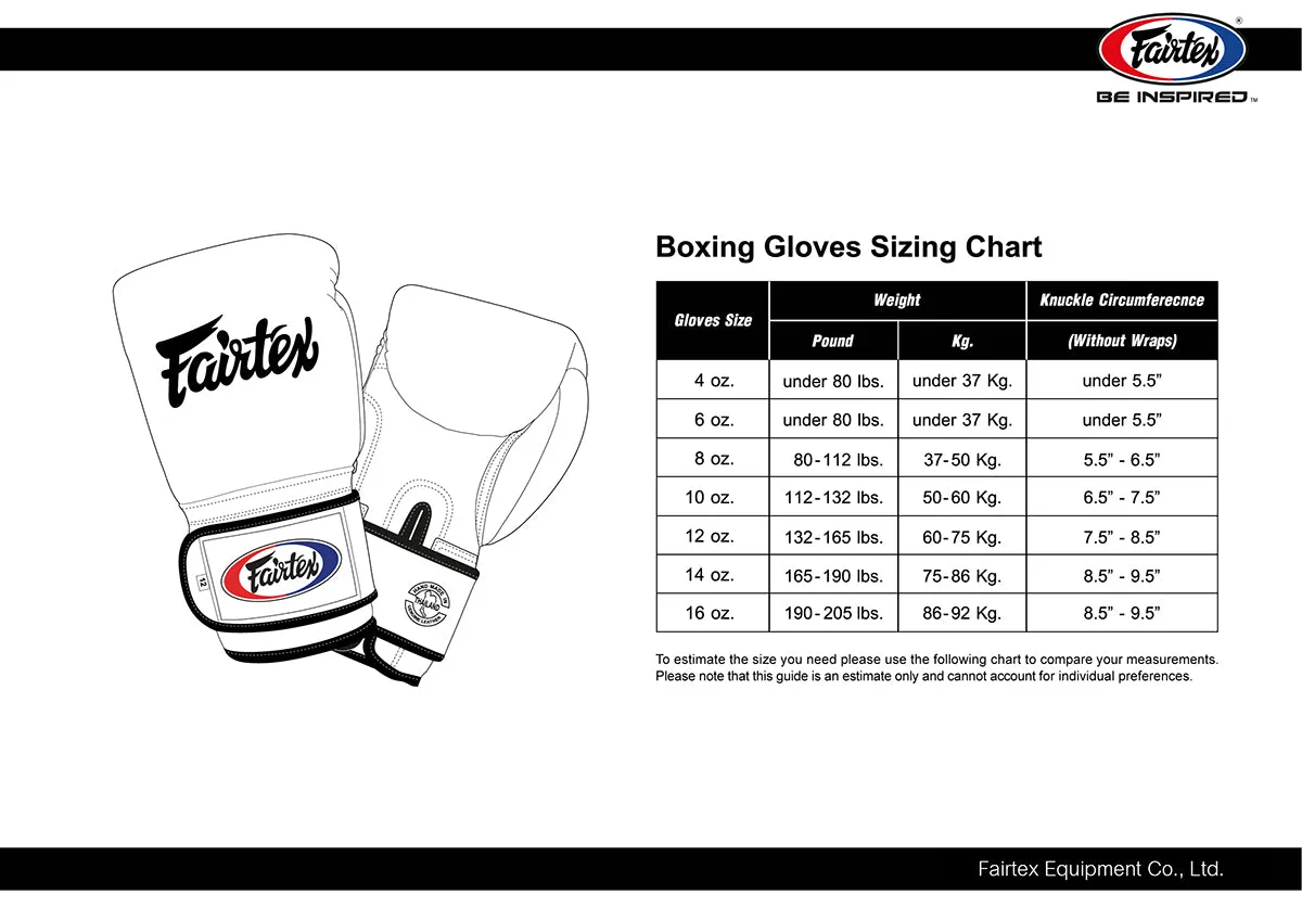 Fairtex BGV14 PT Painter WHITE Boxing Gloves