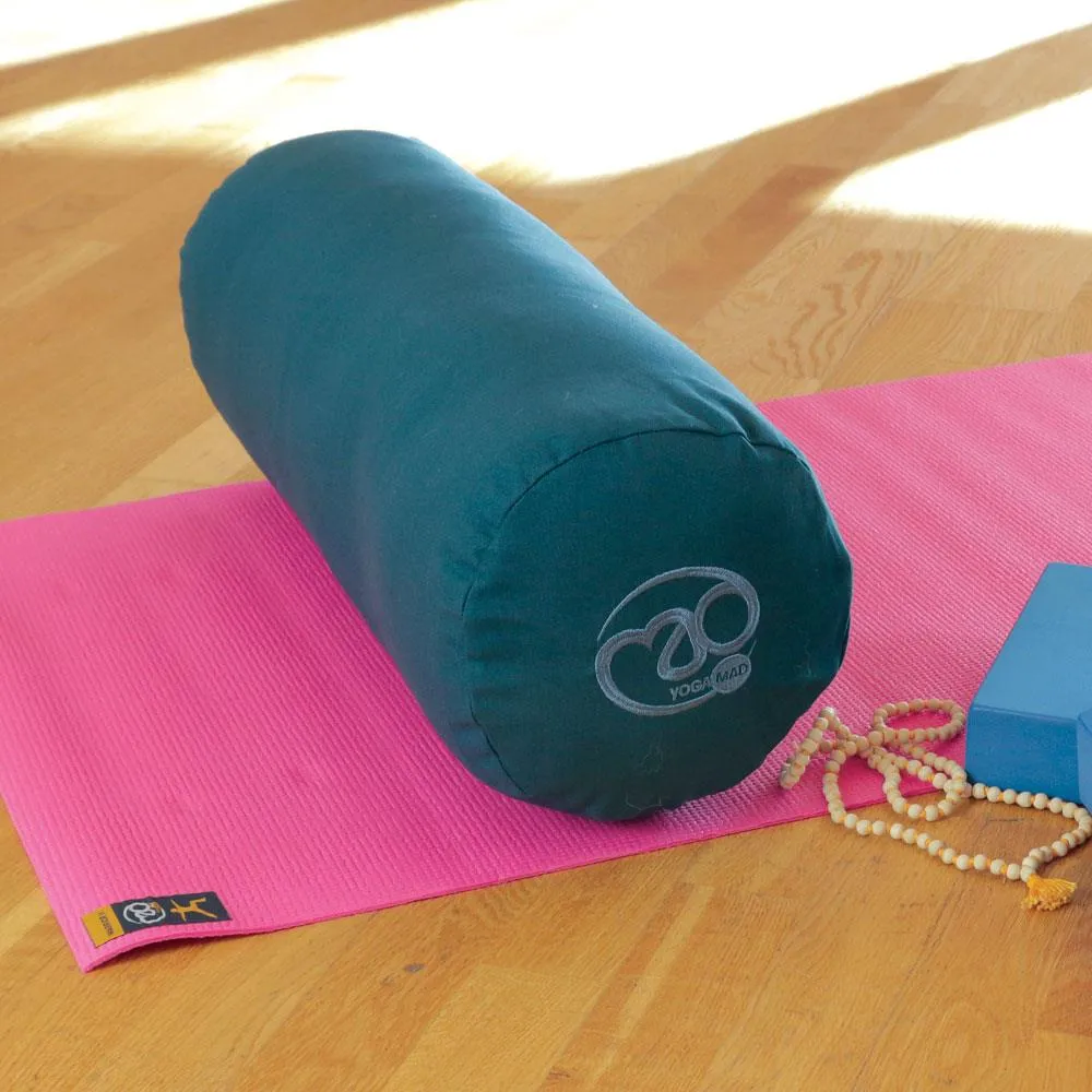 Fitness Mad Organic Yoga Bolster | Plum