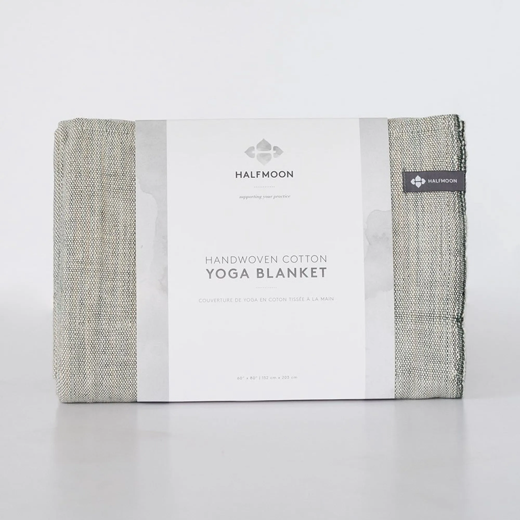 Halfmoon Melange Cotton Yoga Blanket