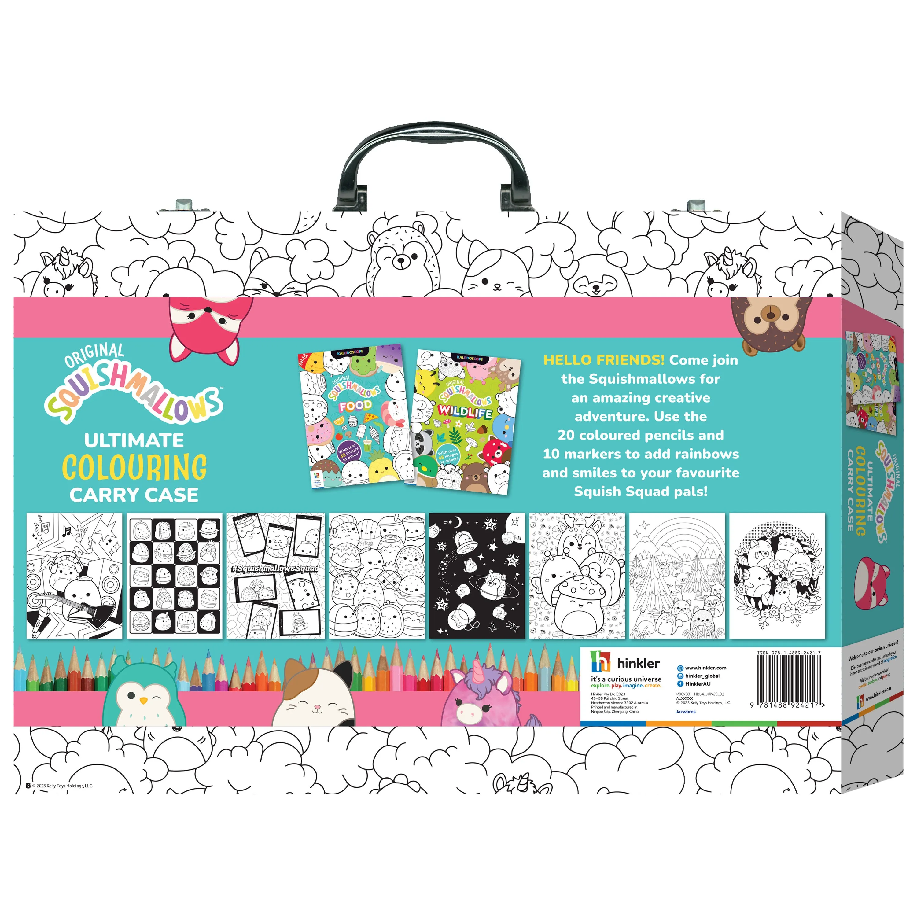 Kaleidoscope Colouring Squishmallows Carry Case