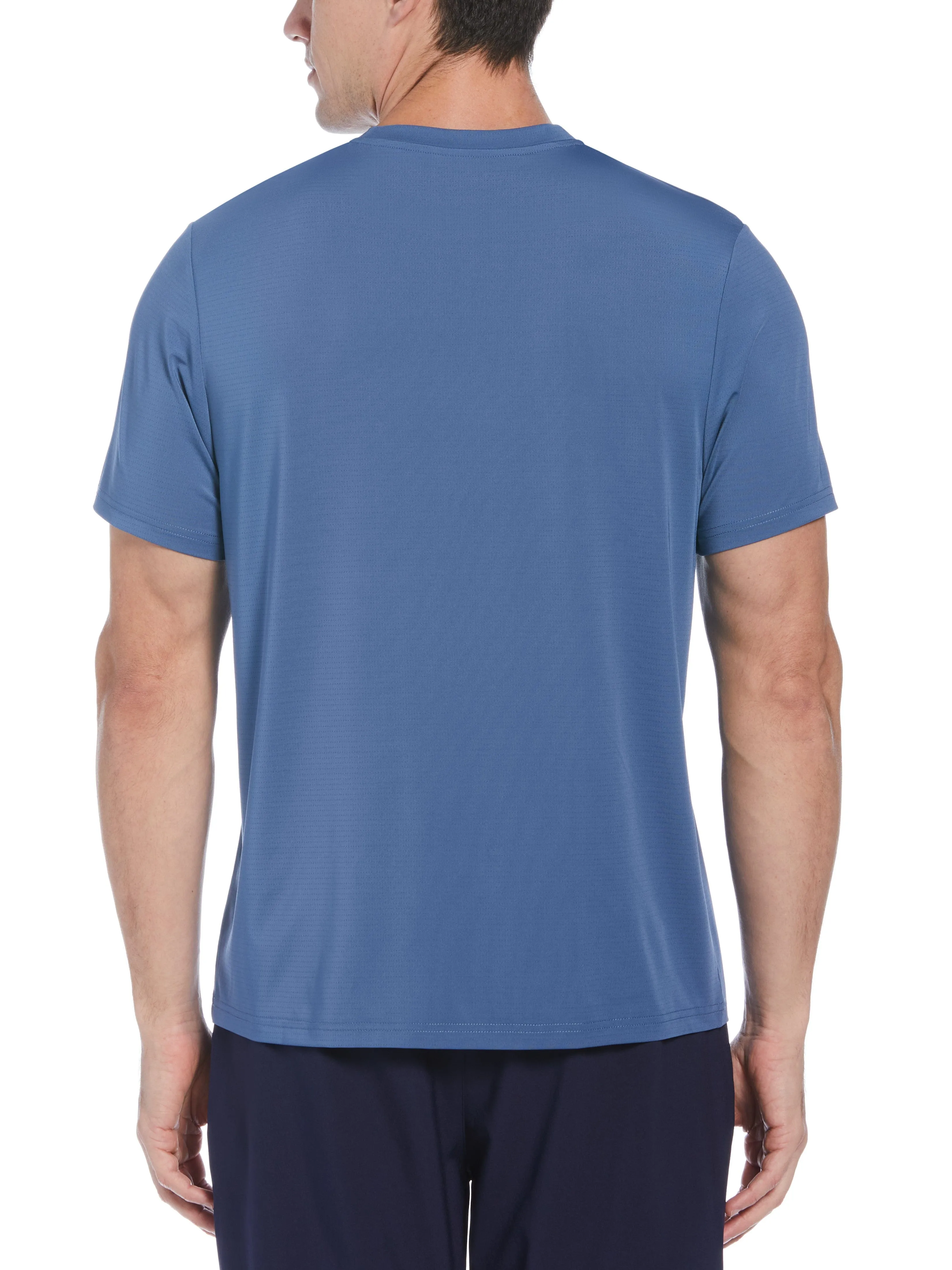 Men's Pin Hole Mesh Tennis Tee