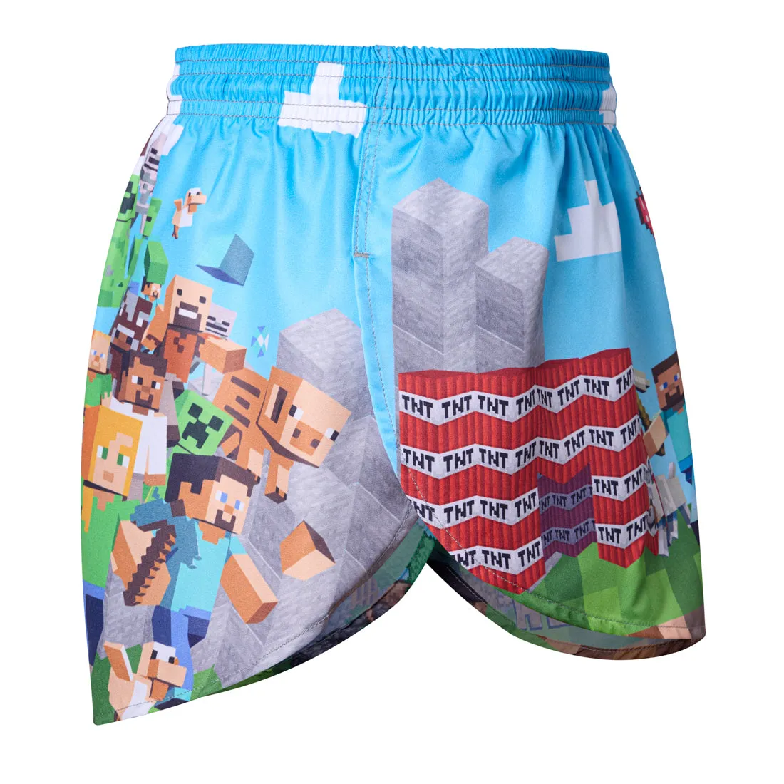 Men's Printed 1" Elite Split Shorts - Blocks on Blocks