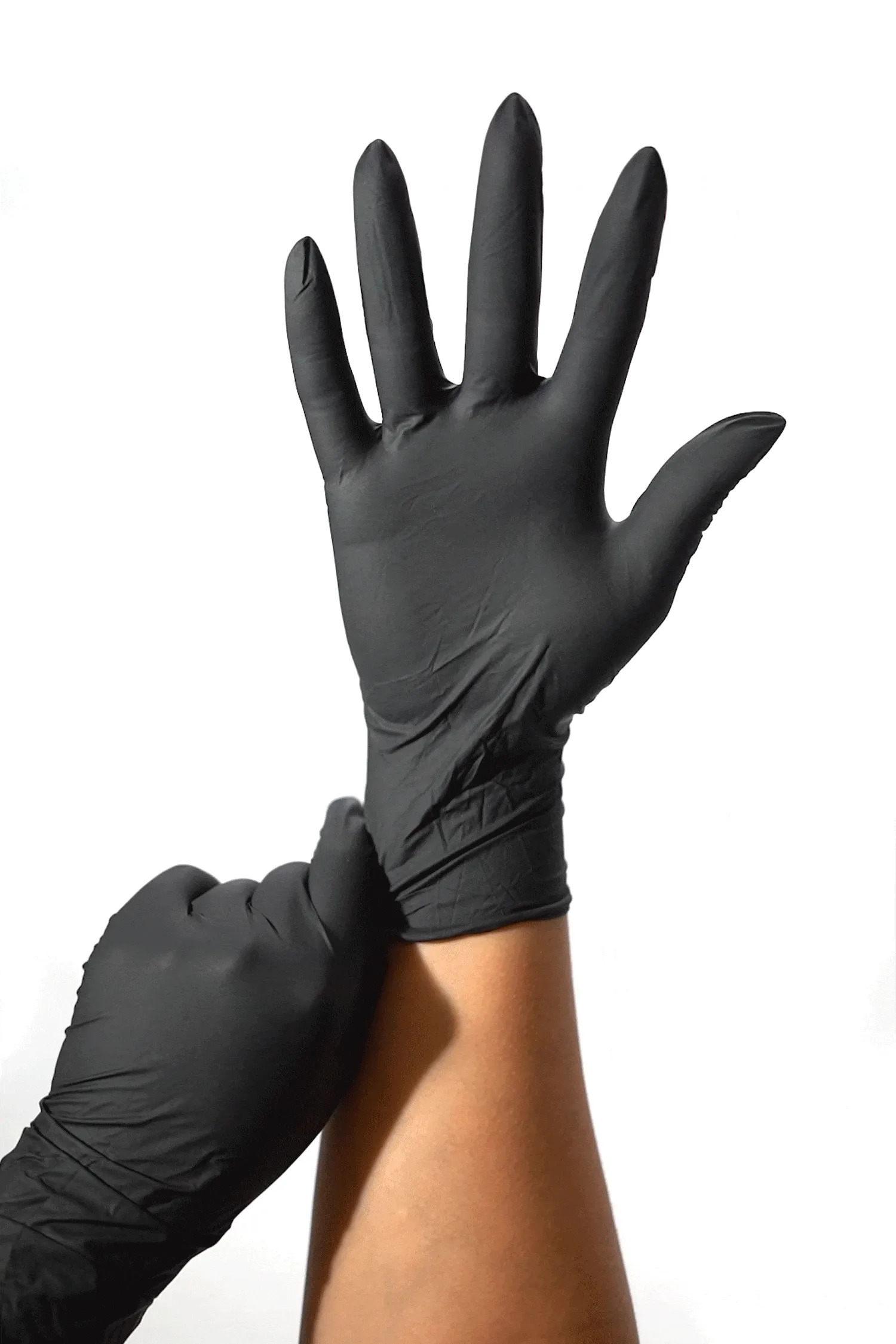 Midnight Black Nitrile Gloves