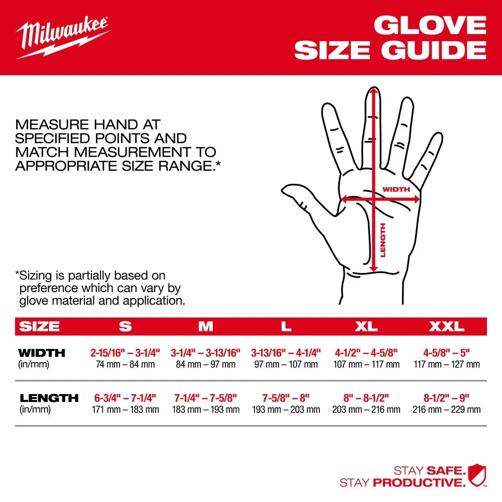 Milwaukee 48-22-8734 DEMOLITION GLOVES - XXL