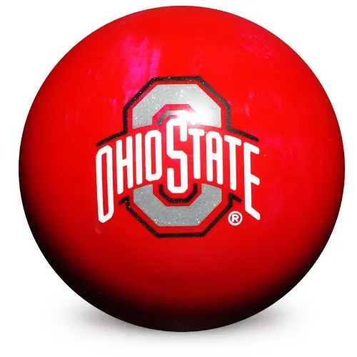 NCAA Engraved Plastic Ohio State Buckeyes Undrilled Bowling Ball