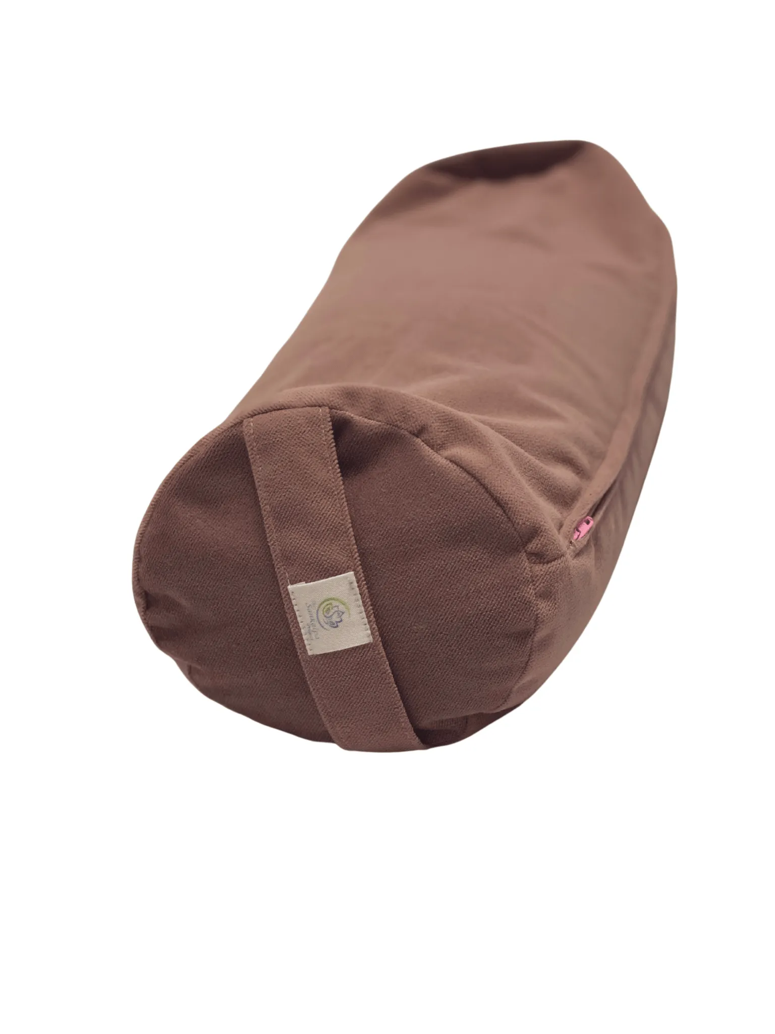 Pink Velvet Mini Round Yoga Bolster