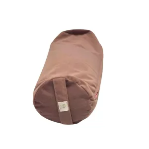 Pink Velvet Mini Round Yoga Bolster