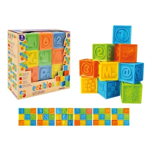 Play And Learn Eeziblox 9 Piece Soft Blocks Set