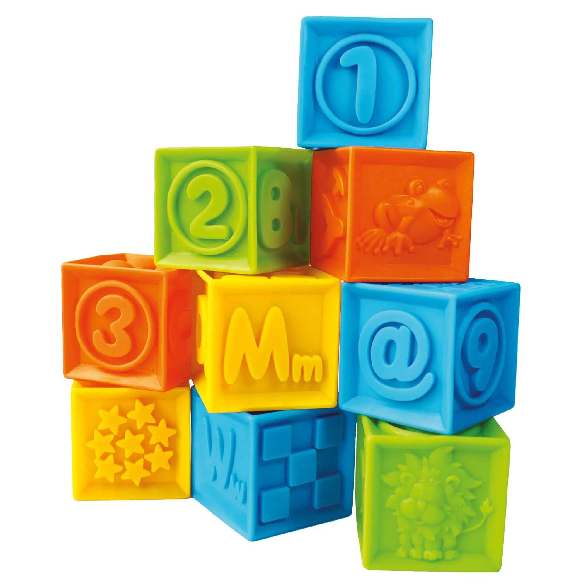 Play And Learn Eeziblox 9 Piece Soft Blocks Set