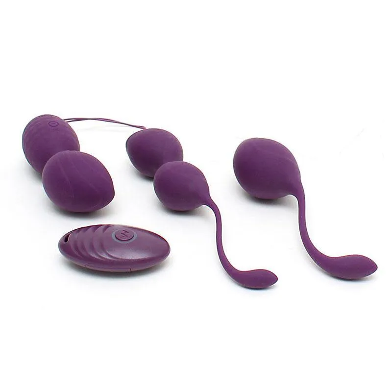 Rimini Vibrating Kegel Ball Set With Remote Control