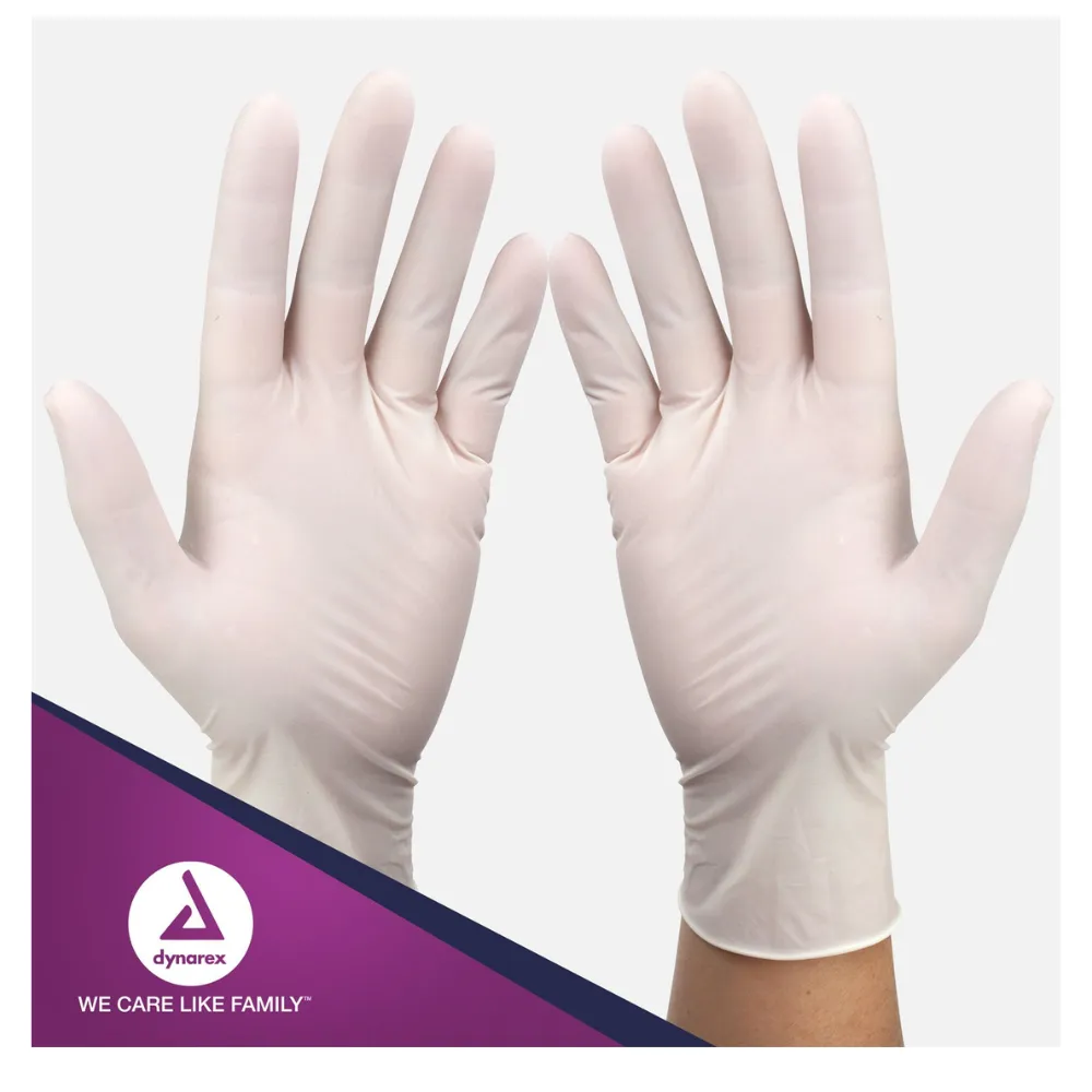 Safe-Touch Latex Exam Gloves, Medium 100pcs.