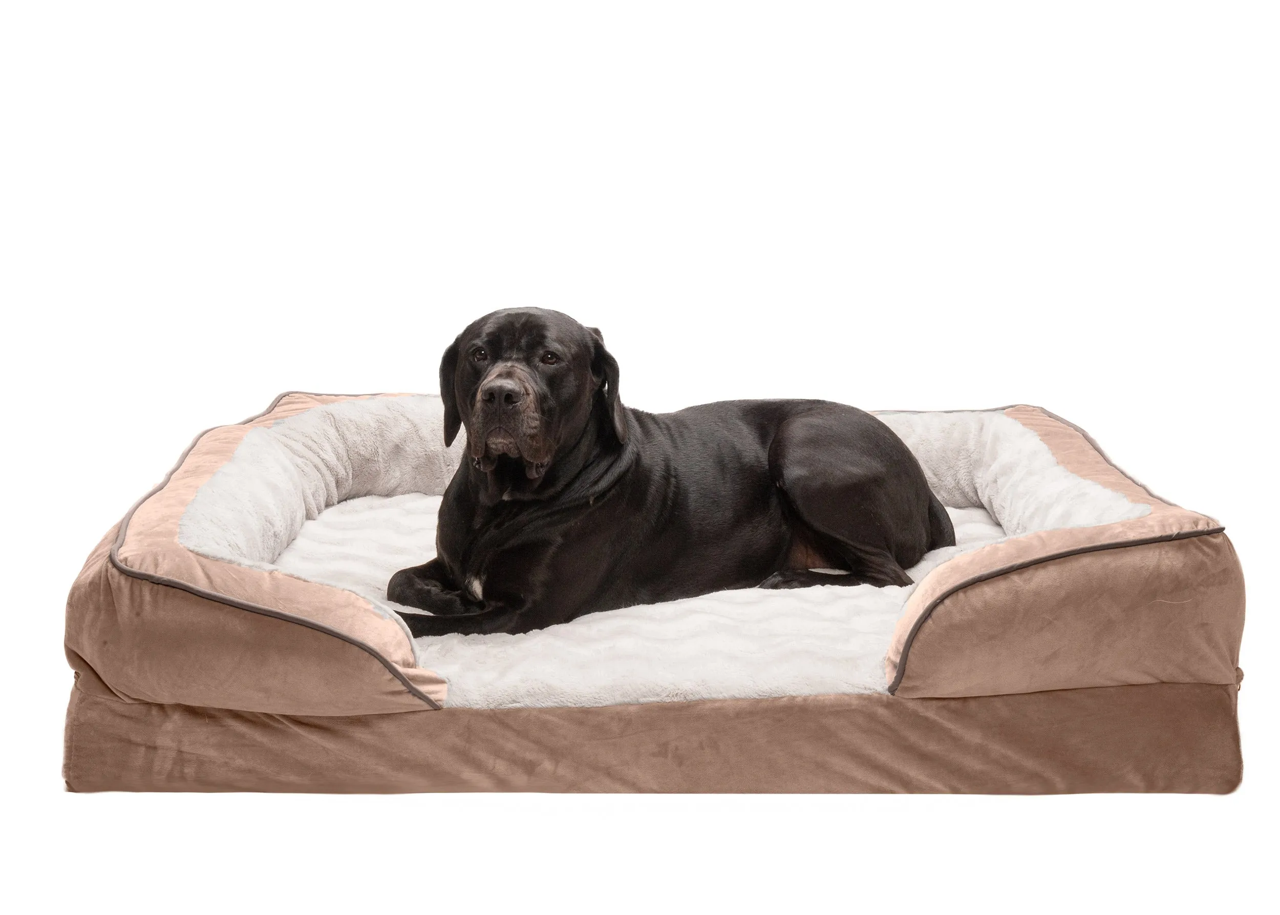 Sofa Dog Bed - Velvet Waves Perfect Comfort