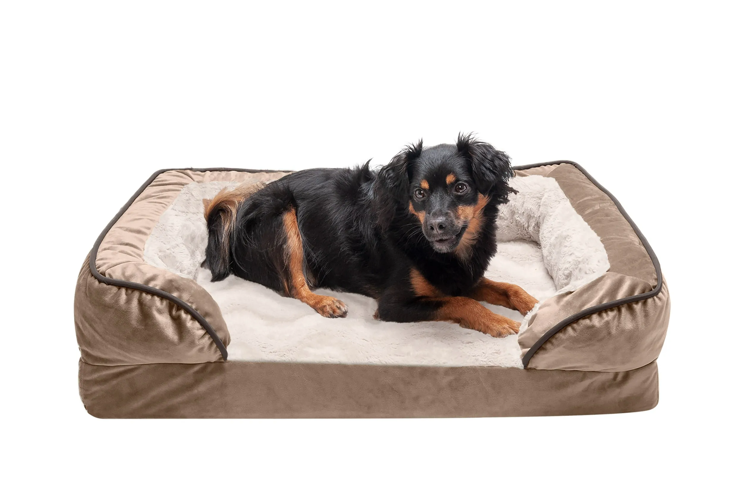 Sofa Dog Bed - Velvet Waves Perfect Comfort