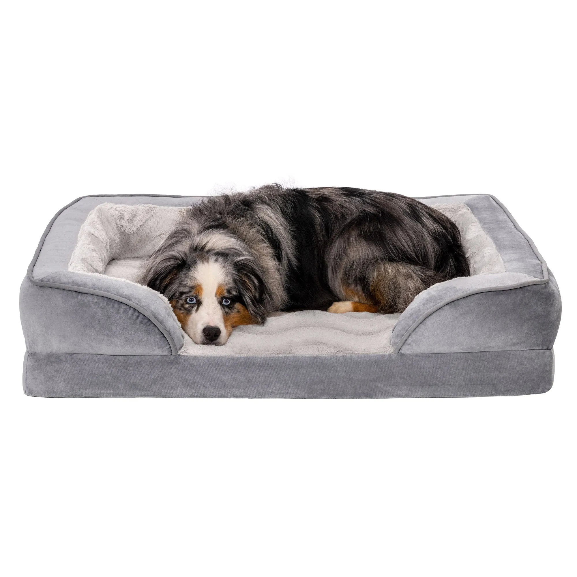 Sofa Dog Bed - Velvet Waves Perfect Comfort