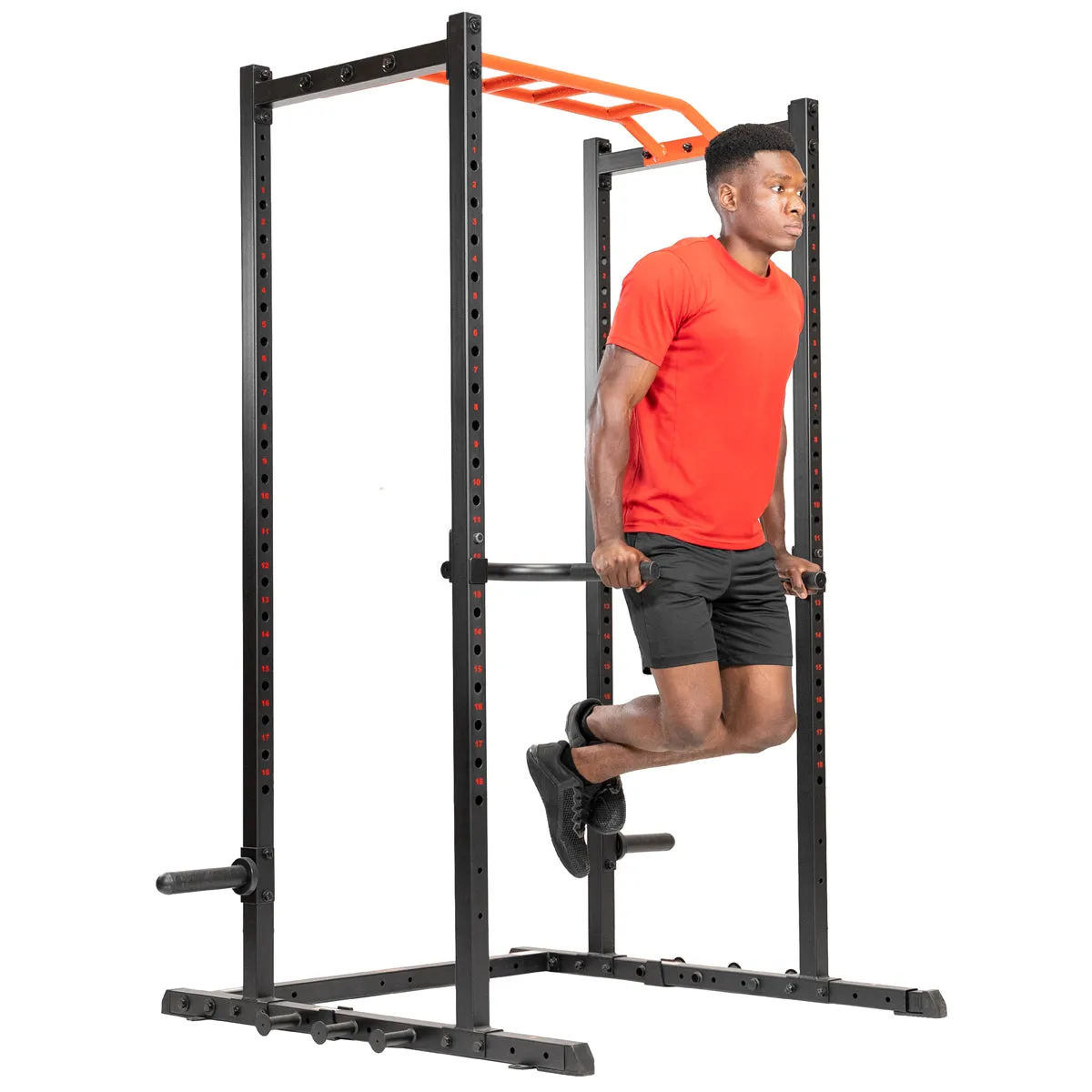 Sunny Strength™ Dip Bar Attachment for Squat Racks and Power Cages