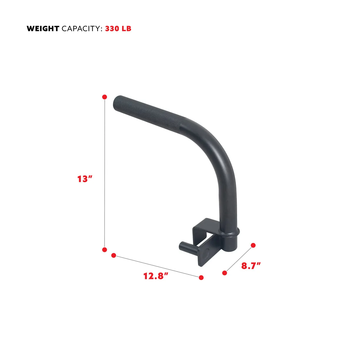 Sunny Strength™ Dip Bar Attachment for Squat Racks and Power Cages