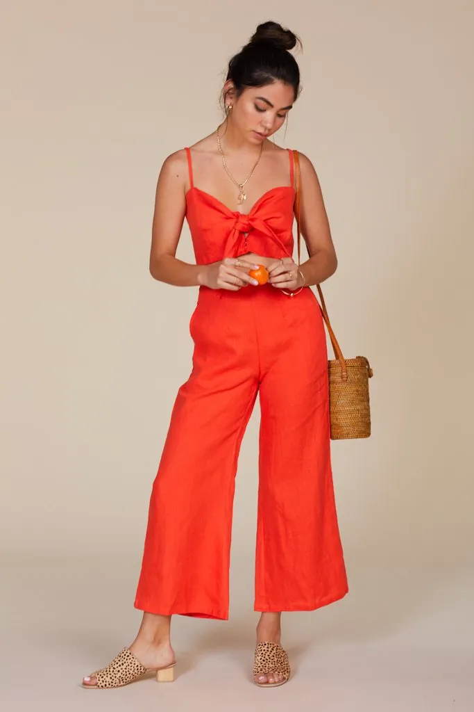 Tangerine De Fiori Top