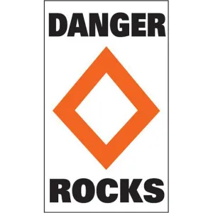 Taylor Danger Rocks Label - pair