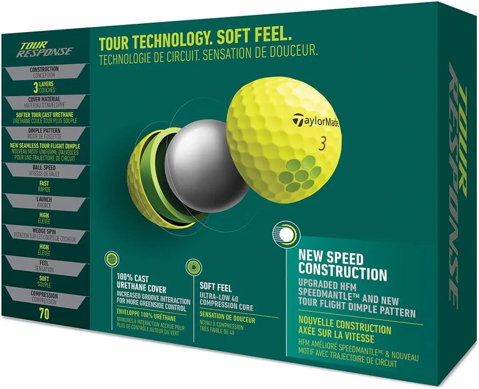 Taylormade Tour Response Golf Balls