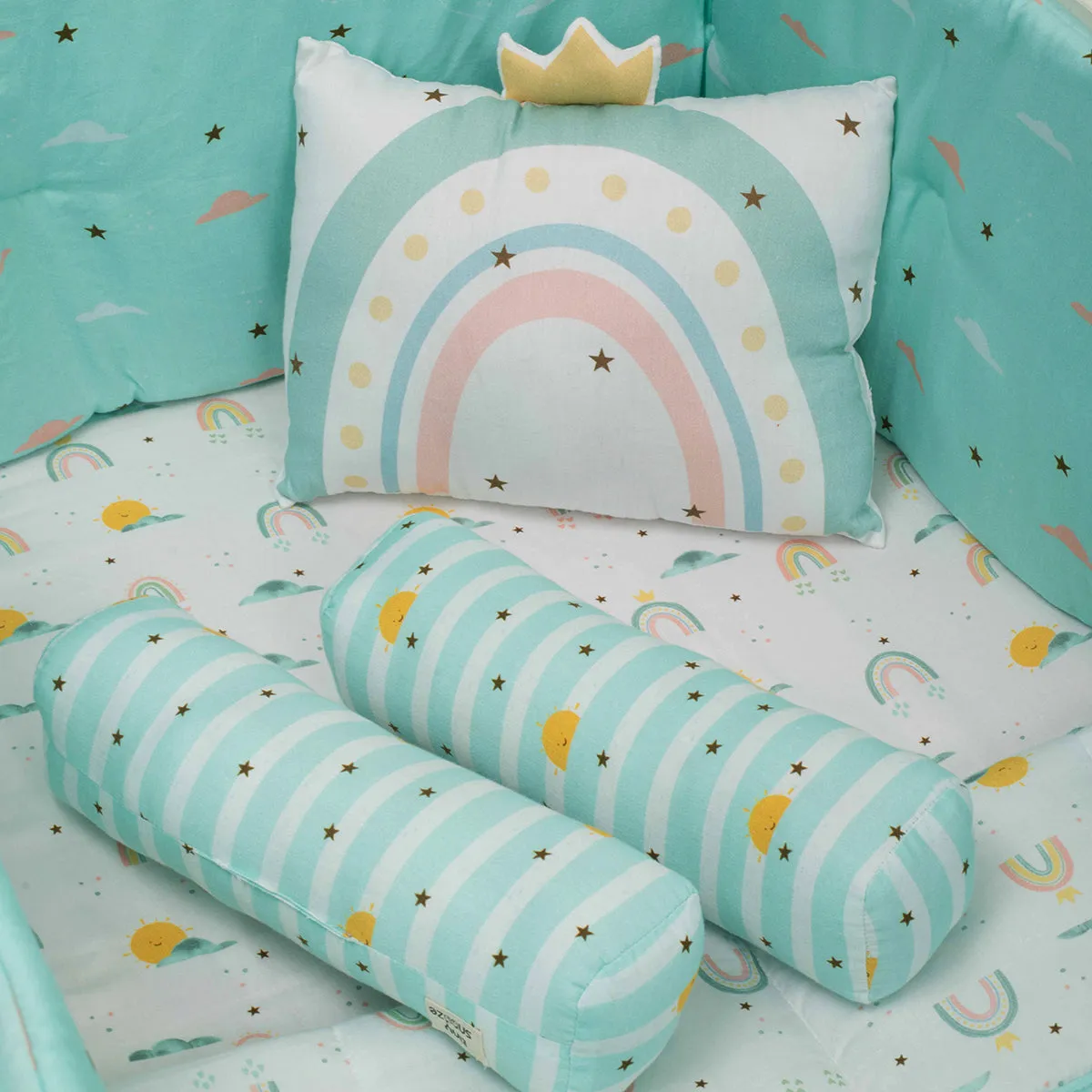 Tiny Snooze  cot bedding set – horizon