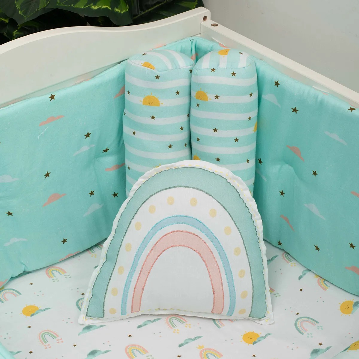 Tiny Snooze  cot bedding set – horizon