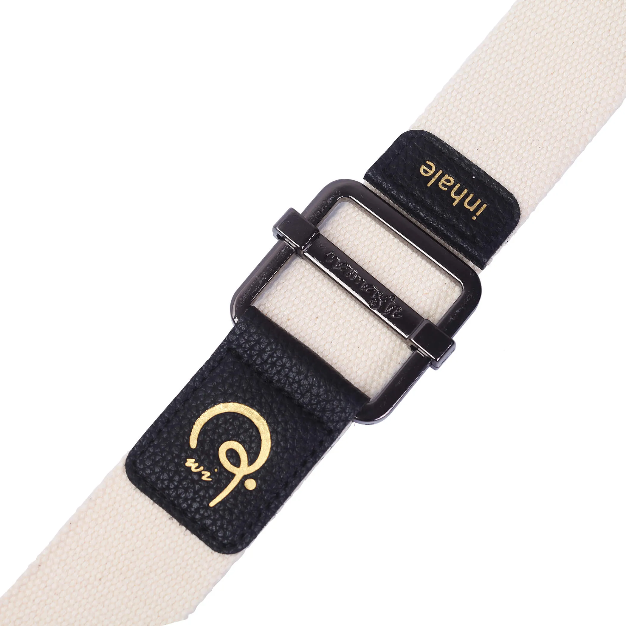 Wiworldandi Cotton Yoga Straps - White